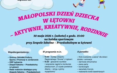 „Małopolski Dzień Dziecka w Łętowni – aktywnie, kreatywnie i rodzinnie!”
